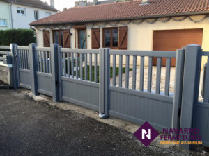 Portail aluminium NAVARRO FERMETURES