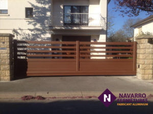 Portail aluminium NAVARRO FERMETURES